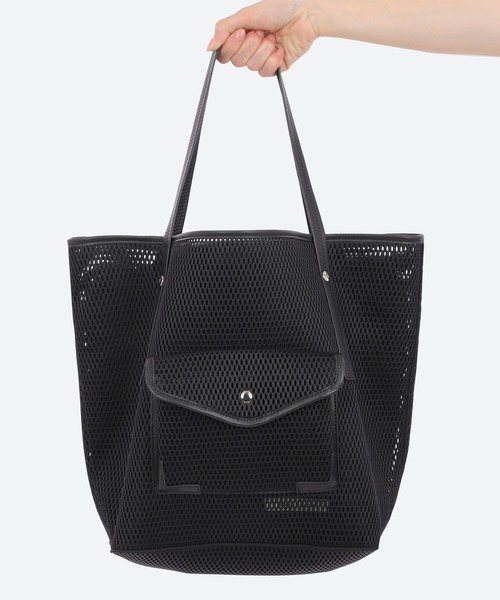 q bag paris(キューバッグパリ)の「nest wbag ネストダブルバッグ トートバッグ(トートバッグ・レディース・ホワイト/ベージュ・FREE)」の13枚目の写真