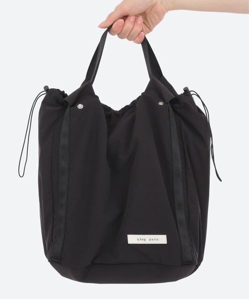 q bag paris(キューバッグパリ)の「nest wbag ネストダブルバッグ トートバッグ(トートバッグ・レディース・ホワイト/ベージュ・FREE)」の14枚目の写真