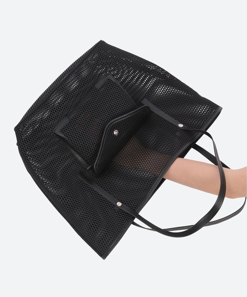 q bag paris(キューバッグパリ)の「nest wbag ネストダブルバッグ トートバッグ(トートバッグ・レディース・ホワイト/ベージュ・FREE)」の15枚目の写真
