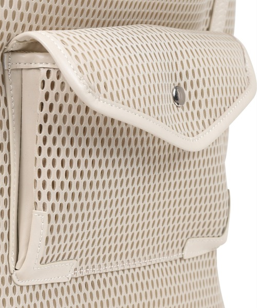 q bag paris(キューバッグパリ)の「nest wbag ネストダブルバッグ トートバッグ(トートバッグ・レディース・ホワイト/ベージュ・FREE)」の11枚目の写真