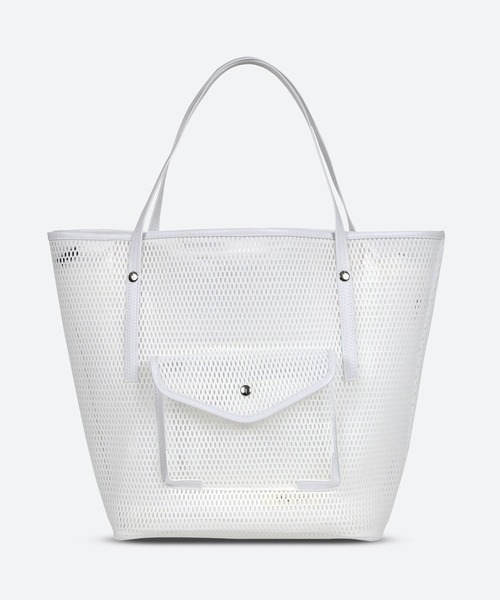 q bag paris(キューバッグパリ)の「nest wbag ネストダブルバッグ トートバッグ(トートバッグ・レディース・ホワイト/ベージュ・FREE)」の22枚目の写真