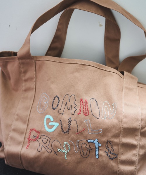 common gull products.(コモンガルプロダクツ)の「ぬるくゆるいcommon gull products. bag(トートバッグ・レディース・アイボリー/マスタード/ピンク系・フリー)」の12枚目の写真