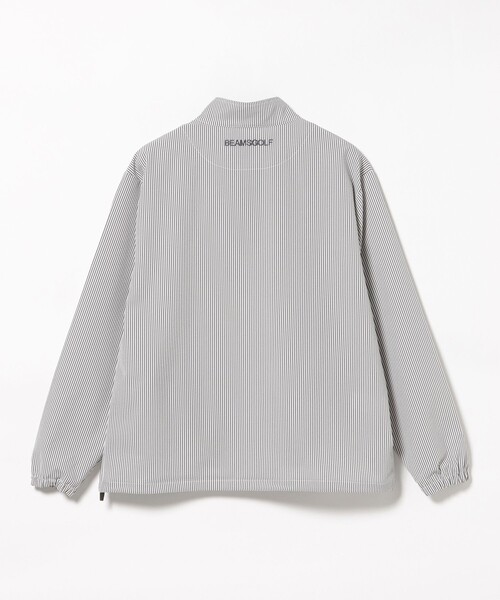 BEAMS GOLF(ビームスゴルフ)の「ORANGE LABEL / シアサッカー 撥水 ハーフジップ ブルゾン(ブルゾン・メンズ・ネイビー/グレー/オリーブ・SMALL/MEDIUM/LARGE/X-LARGE)」の20枚目の写真