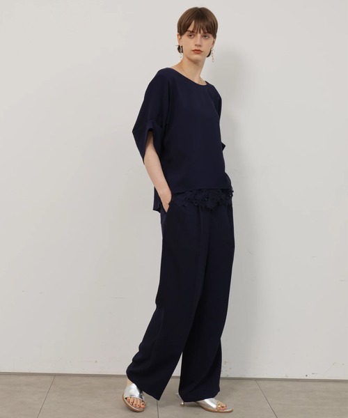 CADUNE(カデュネ)の「タックストレートパンツ(その他パンツ・レディース・ホワイト/ネイビー・38/36/34)」の11枚目の写真