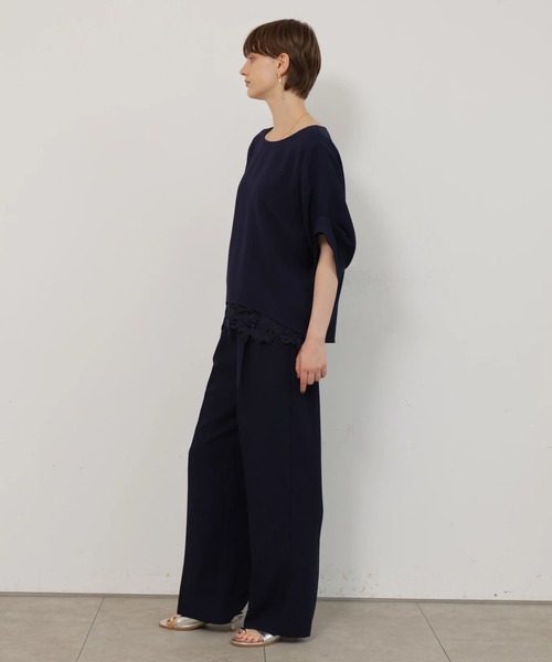 CADUNE(カデュネ)の「タックストレートパンツ(その他パンツ・レディース・ホワイト/ネイビー・38/36/34)」の13枚目の写真