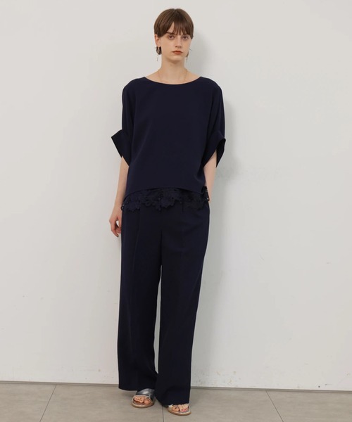 CADUNE(カデュネ)の「タックストレートパンツ(その他パンツ・レディース・ホワイト/ネイビー・38/36/34)」の14枚目の写真