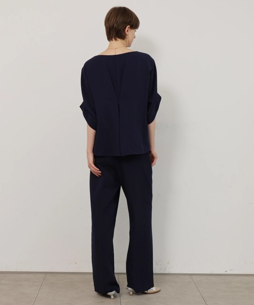 CADUNE(カデュネ)の「タックストレートパンツ(その他パンツ・レディース・ホワイト/ネイビー・38/36/34)」の16枚目の写真
