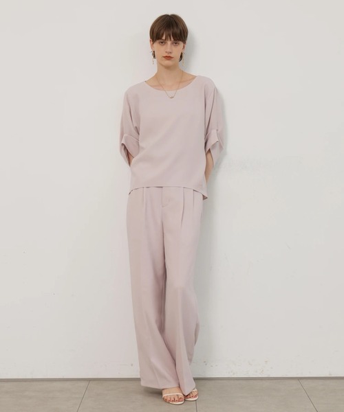 CADUNE(カデュネ)の「タックストレートパンツ(その他パンツ・レディース・ホワイト/ネイビー・38/36/34)」の19枚目の写真