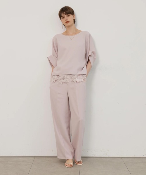 CADUNE(カデュネ)の「タックストレートパンツ(その他パンツ・レディース・ホワイト/ネイビー・38/36/34)」の22枚目の写真