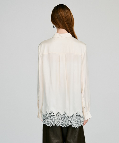 PRANK PROJECT(プランクプロジェクト)の「【2026Autumn Pre-Order】ランダムレースシャツ / Random Lace Shirt(シャツ/ブラウス・レディース・ネイビー/ホワイト・FREE)」の9枚目の写真