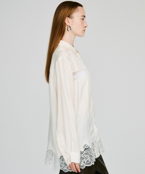 PRANK PROJECT(プランクプロジェクト)の「【2026Autumn Pre-Order】ランダムレースシャツ / Random Lace Shirt(シャツ/ブラウス・レディース・ネイビー/ホワイト・FREE)」の10枚目の写真