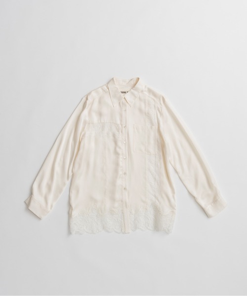 PRANK PROJECT(プランクプロジェクト)の「【2026Autumn Pre-Order】ランダムレースシャツ / Random Lace Shirt(シャツ/ブラウス・レディース・ネイビー/ホワイト・FREE)」の11枚目の写真