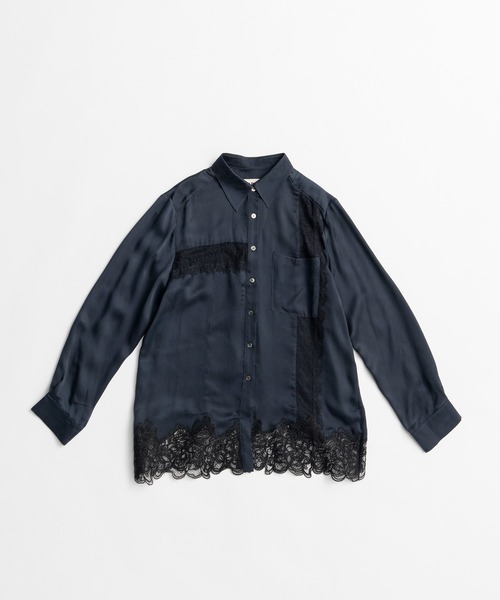 PRANK PROJECT(プランクプロジェクト)の「【2026Autumn Pre-Order】ランダムレースシャツ / Random Lace Shirt(シャツ/ブラウス・レディース・ネイビー/ホワイト・FREE)」の12枚目の写真