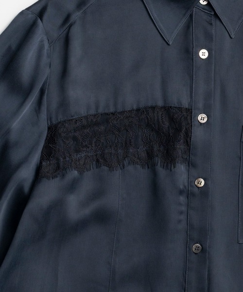 PRANK PROJECT(プランクプロジェクト)の「【2026Autumn Pre-Order】ランダムレースシャツ / Random Lace Shirt(シャツ/ブラウス・レディース・ネイビー/ホワイト・FREE)」の15枚目の写真