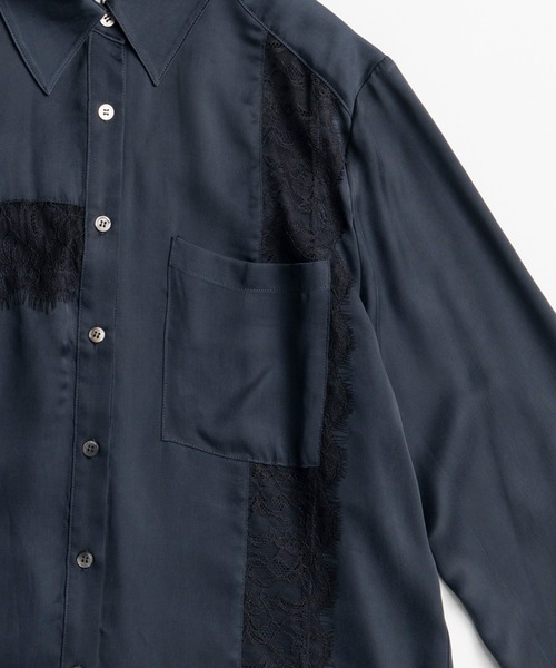 PRANK PROJECT(プランクプロジェクト)の「【2026Autumn Pre-Order】ランダムレースシャツ / Random Lace Shirt(シャツ/ブラウス・レディース・ネイビー/ホワイト・FREE)」の16枚目の写真