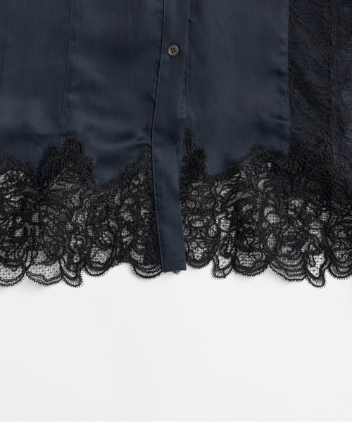 PRANK PROJECT(プランクプロジェクト)の「【2026Autumn Pre-Order】ランダムレースシャツ / Random Lace Shirt(シャツ/ブラウス・レディース・ネイビー/ホワイト・FREE)」の18枚目の写真