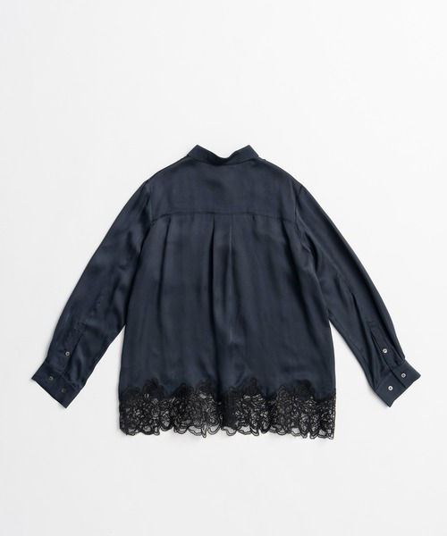 PRANK PROJECT(プランクプロジェクト)の「【2026Autumn Pre-Order】ランダムレースシャツ / Random Lace Shirt(シャツ/ブラウス・レディース・ネイビー/ホワイト・FREE)」の13枚目の写真