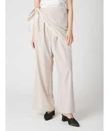FRAY I.D（フレイアイディー）の「スカーフセットレーストリミングパンツ（その他パンツ）」