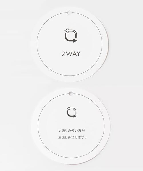 SENSE OF PLACE by URBAN RESEARCH(センスオブプレイスバイアーバンリサーチ)の「2WAYシシュウベロアTシャツ(Tシャツ/カットソー・レディース・ブラウン/ネイビー/ピンク・ONE)」の11枚目の写真