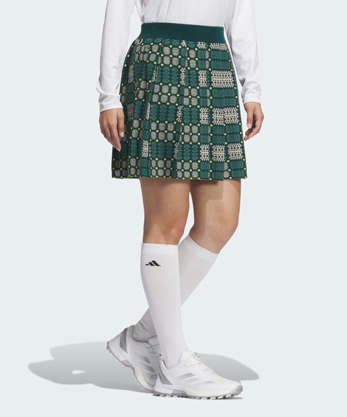 adidas(アディダス)の「トラディショナルパターン ニットスカート【adidas Golf/アディダスゴルフ】(スカート・レディース・グリーン・X-LARGE/SMALL/LARGE/XX-LARGE/MEDIUM)」の5枚目の写真