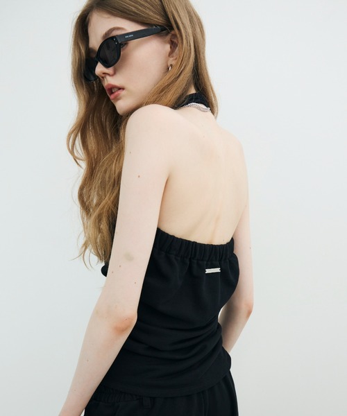 JOSE MOON(ジョゼムーン)の「DRAPE BIO CUTSEW/ドレープバイオカットソー(Tシャツ/カットソー・レディース・ブラック/グレー/ホワイト・FREE)」の7枚目の写真