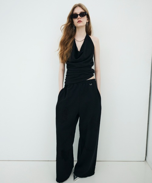 JOSE MOON(ジョゼムーン)の「DRAPE BIO CUTSEW/ドレープバイオカットソー(Tシャツ/カットソー・レディース・ブラック/グレー/ホワイト・FREE)」の8枚目の写真