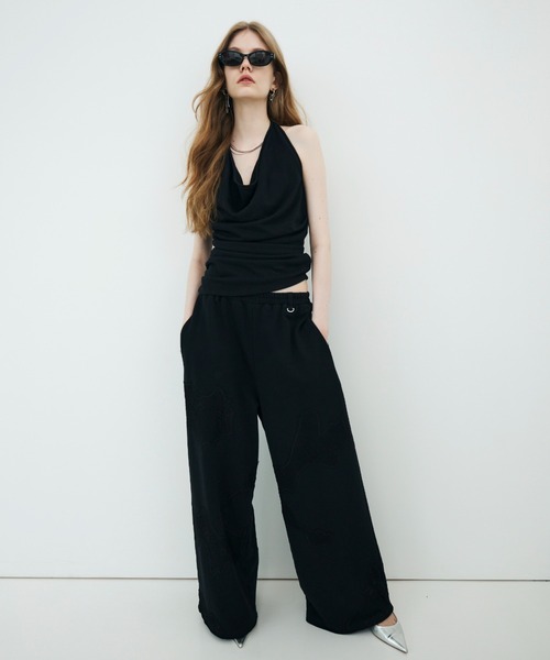 JOSE MOON(ジョゼムーン)の「DRAPE BIO CUTSEW/ドレープバイオカットソー(Tシャツ/カットソー・レディース・ブラック/グレー/ホワイト・FREE)」の9枚目の写真