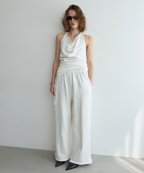 JOSE MOON(ジョゼムーン)の「DRAPE BIO CUTSEW/ドレープバイオカットソー(Tシャツ/カットソー・レディース・ブラック/グレー/ホワイト・FREE)」の16枚目の写真