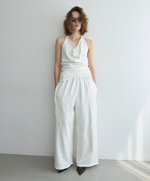 JOSE MOON(ジョゼムーン)の「DRAPE BIO CUTSEW/ドレープバイオカットソー(Tシャツ/カットソー・レディース・ブラック/グレー/ホワイト・FREE)」の17枚目の写真