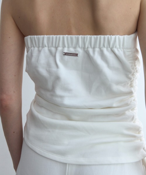 JOSE MOON(ジョゼムーン)の「DRAPE BIO CUTSEW/ドレープバイオカットソー(Tシャツ/カットソー・レディース・ブラック/グレー/ホワイト・FREE)」の15枚目の写真