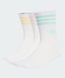 adidas(アディダス)の「スリーストライプス クルーソックス 3足組 靴下 アディダスオリジナルス adidas Originals(ソックス/靴下)」