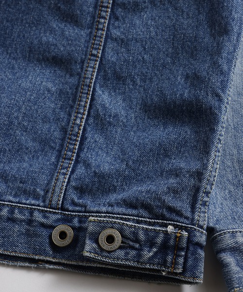 FDMTL（ファンダメンタル）の「FDMTL/ファンダメンタル/ASYMMETRY DENIM JACKET 10YR WASH（デニムジャケット・メンズ・インディゴブルー・4/3/2/1）」の15枚目の写真