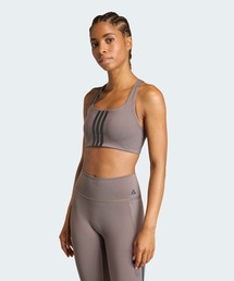 adidas（アディダス）の「オプティム ワークアウト スリーストライプス ミディアム サポート ブラ / アディダス adidas（スポーツブラ）」