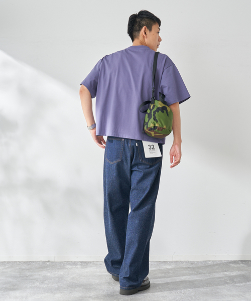 B.C STOCK(ベーセーストック)の「C.H.G. レイカン Tシャツ(Tシャツ/カットソー・メンズ・ブラック/パープル/カーキ/ベージュ/ホワイト/ブルー系その他・MEDIUM/LARGE)」の7枚目の写真
