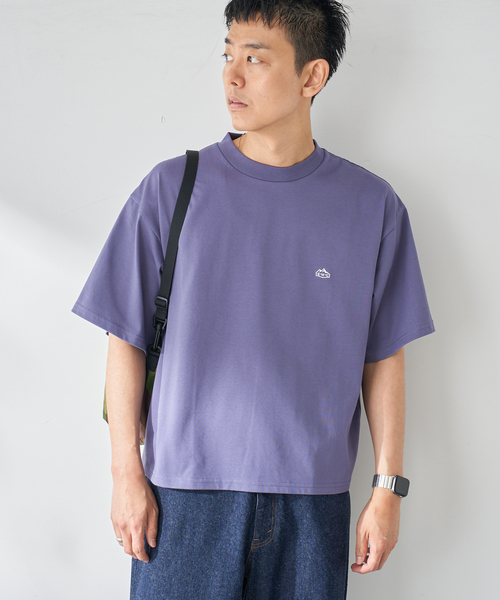 B.C STOCK(ベーセーストック)の「C.H.G. レイカン Tシャツ(Tシャツ/カットソー・メンズ・ブラック/パープル/カーキ/ベージュ/ホワイト/ブルー系その他・MEDIUM/LARGE)」の8枚目の写真