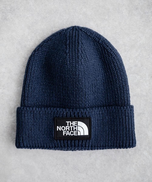 THE NORTH FACE(ザノースフェイス)の「THE NORTH FACE ザ・ノースフェイス TNF LOGO BOX CUFFED BNE ワンポイントロゴボックスカフビーニー/ニット帽(ニットキャップ/ビーニー・メンズ・グリーン/ワイン/ベージュ/ピンク/グレー/パープル/ネイビー/ブラック・FREE)」の5枚目の写真
