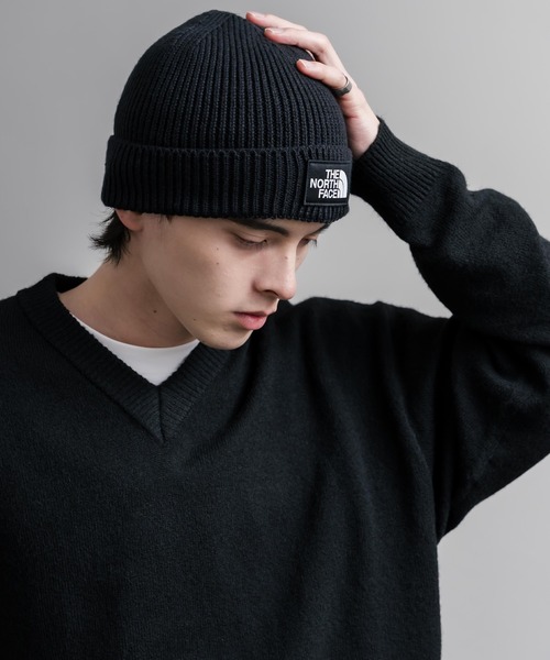 THE NORTH FACE(ザノースフェイス)の「THE NORTH FACE ザ・ノースフェイス TNF LOGO BOX CUFFED BNE ワンポイントロゴボックスカフビーニー/ニット帽(ニットキャップ/ビーニー・メンズ・グリーン/ワイン/ベージュ/ピンク/グレー/パープル/ネイビー/ブラック・FREE)」の11枚目の写真