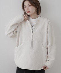 MANON ハーフジッププルオーバー
