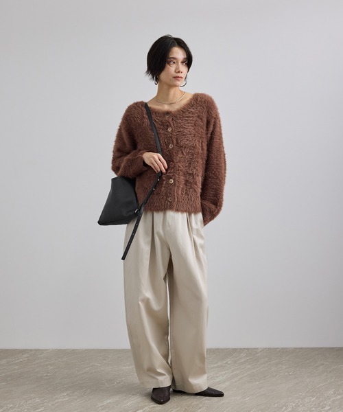SALON adam et rope'(サロン アダム エ ロペ)の「【W S(ドゥーブル)】マルチWAYナチュラルレザーショルダーバッグ(ショルダーバッグ・レディース・ブラック/ベージュ・FREE)」の15枚目の写真