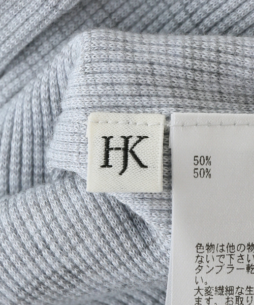 HAKUJI（ハクジ）の「HAKUJI ハクジ ウールリブ LS プルオーバー  H232632（Tシャツ/カットソー・レディース・ホワイト/チャコールグレー・FREE）」の16枚目の写真