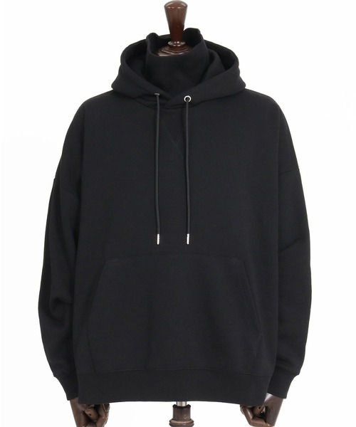 CAMBIO(カンビオ)の「mpa4234- High Neck Hoodie Sweat ハイネックパーカー(A77026cmb)(パーカー・メンズ・ブラウン系その他/ミックスグレー/ブラック/ライトベージュ・L/M/S)」の5枚目の写真