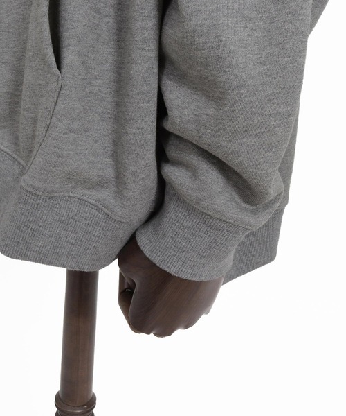 CAMBIO(カンビオ)の「mpa4234- High Neck Hoodie Sweat ハイネックパーカー(A77026cmb)(パーカー・メンズ・ブラウン系その他/ミックスグレー/ブラック/ライトベージュ・L/M/S)」の10枚目の写真