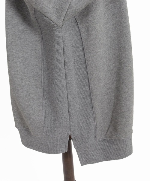CAMBIO(カンビオ)の「mpa4234- High Neck Hoodie Sweat ハイネックパーカー(A77026cmb)(パーカー・メンズ・ブラウン系その他/ミックスグレー/ブラック/ライトベージュ・L/M/S)」の12枚目の写真