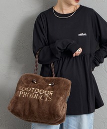 OUTDOOR PRODUCTS | [OUTDOOR PRODUCTS/アウトドアプロダクツ] ロゴ刺繍 エコファートートバッグ(トートバッグ)