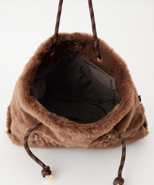 OUTDOOR PRODUCTS（アウトドアプロダクツ）の「[OUTDOOR PRODUCTS/アウトドアプロダクツ] ロゴ刺繍 エコファートートバッグ（トートバッグ・レディース・ブラック/ブラウン・F）」の21枚目の写真