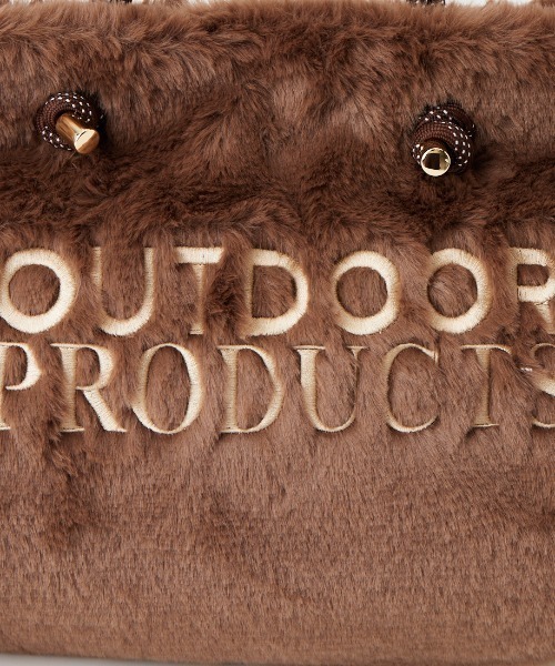 OUTDOOR PRODUCTS（アウトドアプロダクツ）の「[OUTDOOR PRODUCTS/アウトドアプロダクツ] ロゴ刺繍 エコファートートバッグ（トートバッグ・レディース・ブラック/ブラウン・F）」の22枚目の写真