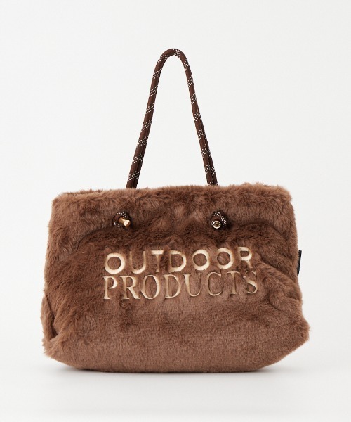 OUTDOOR PRODUCTS（アウトドアプロダクツ）の「[OUTDOOR PRODUCTS/アウトドアプロダクツ] ロゴ刺繍 エコファートートバッグ（トートバッグ・レディース・ブラック/ブラウン・F）」の19枚目の写真