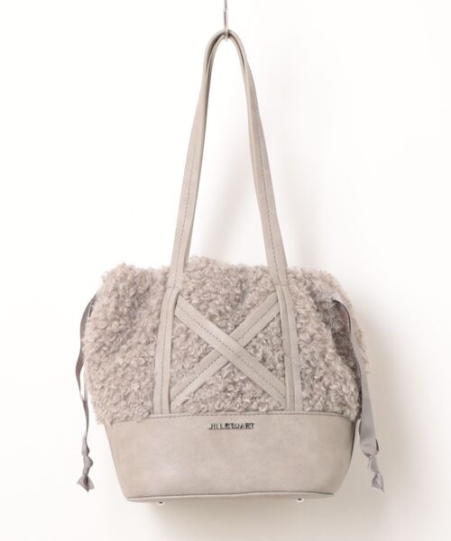JILL STUART（ジルスチュアート）の「JILL STUART(ジル スチュアート)　プードル　トート（ハンドバッグ・レディース・モカ/クリーム/ブラック/グレー・FREE）」の3枚目の写真