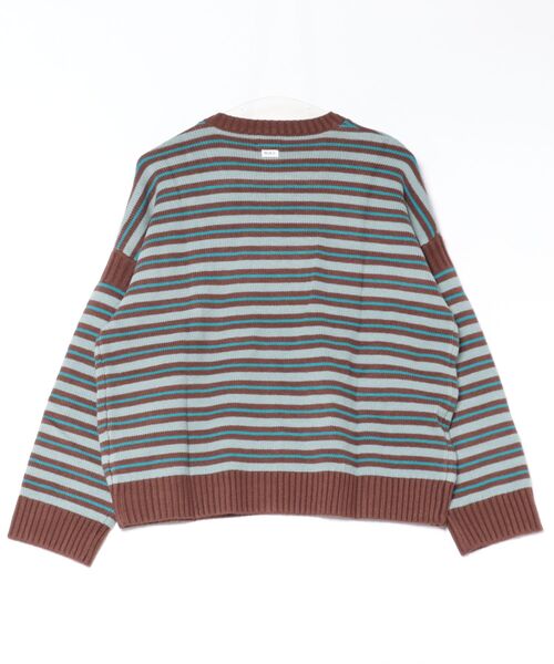 RVCA(ルーカ)の「RVCA ウィメンズ FRONTIER LS SWEATER セーター 【2026年秋冬モデル】(ニット/セーター・レディース・ブルー系その他・MEDIUM/SMALL/X-SMALL)」の2枚目の写真