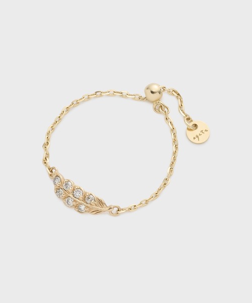 セール】K10ダイヤモンドチェーンリング（0.04ct）（リング）｜agete